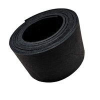 48 Inch 2 Wide Black Leather Strap