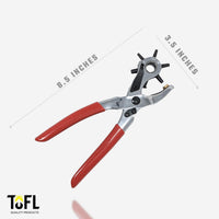 TOFL Rotary Leather Hole Punch safety lock