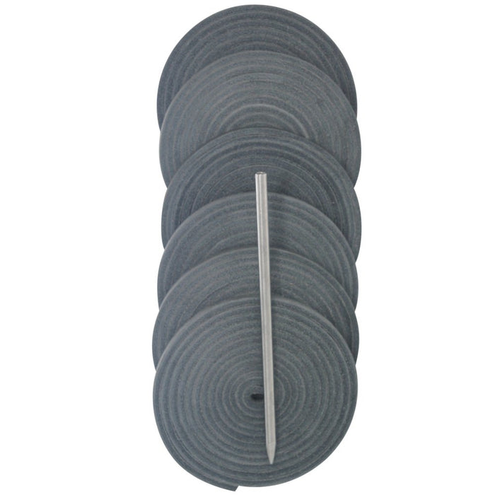 TOFL Baseball Glove Lace Kit 6-Pack Smokey Gray