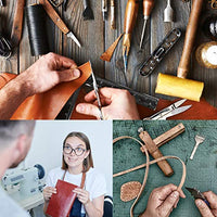 Leather Scrap Pieces and Straps - Discover Your Families Creative Side Doing Craft Projects Together (1 Pound of Scrap Leather)