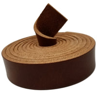 TOFL 1 Inch Leather Strap Medium Brown PT02