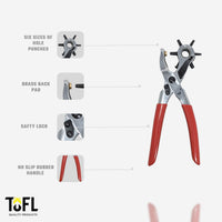 TOFL Rotary Leather Hole Punch