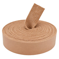 Natural 5/8 inch leather strap