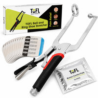 TOFL Ball & Ring Shoe Stretcher + 15 Bunion Comfort Pads Bundle