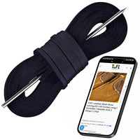 Dark Navy Blue boat shoe lacing kit