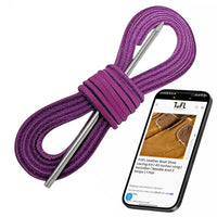Magenta boat shoe lacing kit