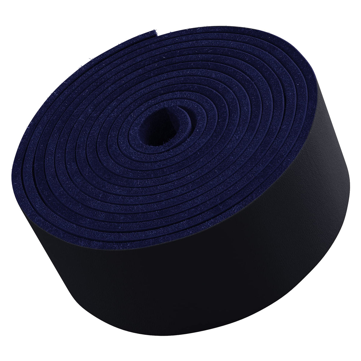 TOFL 3/4 Inch Navy Blue Leather Strap MAIN