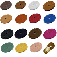 TOFL Leather Straps | 2 Pieces | 72 Inches Long | 1/4 Inch Wide | 1/8 Inch Thick | Baseball and Softball Mitt and Glove Lace, Jewelry, Hanging Pictures, Shelves, Decorating Furniture | Natural