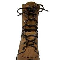 TOFL Logger Style Leather Boot Laces | 108 inches long | Comes in 1 or 3 Pairs