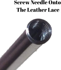 TOFL Leather Boat Shoe Lacing Kit | 45 inches Long | Includes 1 Needle And 2 Strips | 1 Pair