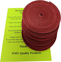 TOFL Softball and Baseball Glove Laces | Mitt Lace Glove Repair Lacing for Catchers Glove | Leather Laces Only (Without Lacing Needle)