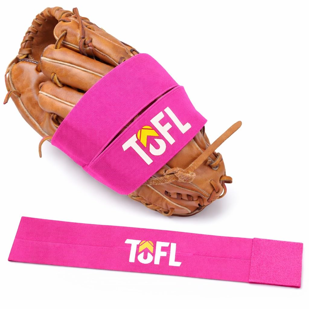 TOFL Baseball Glove Wrap Band Pink