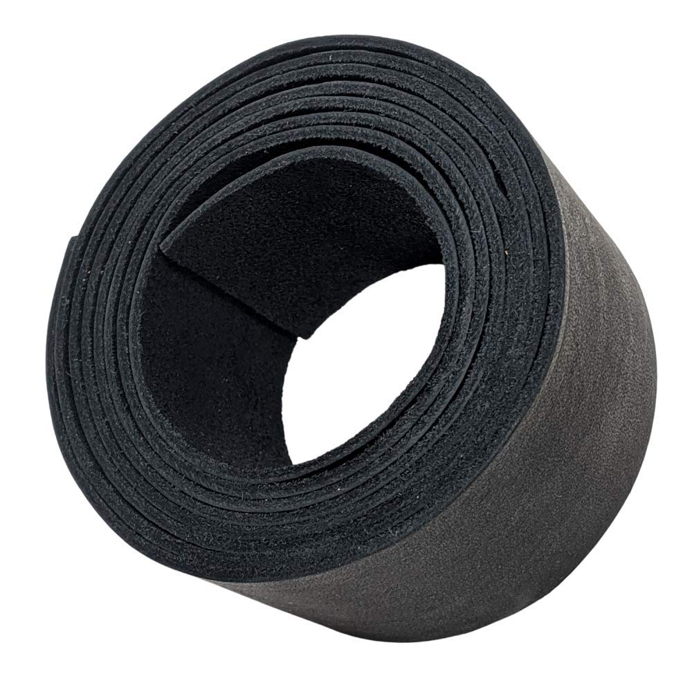 2 Inch 72 Leather Strap - MAIN Black