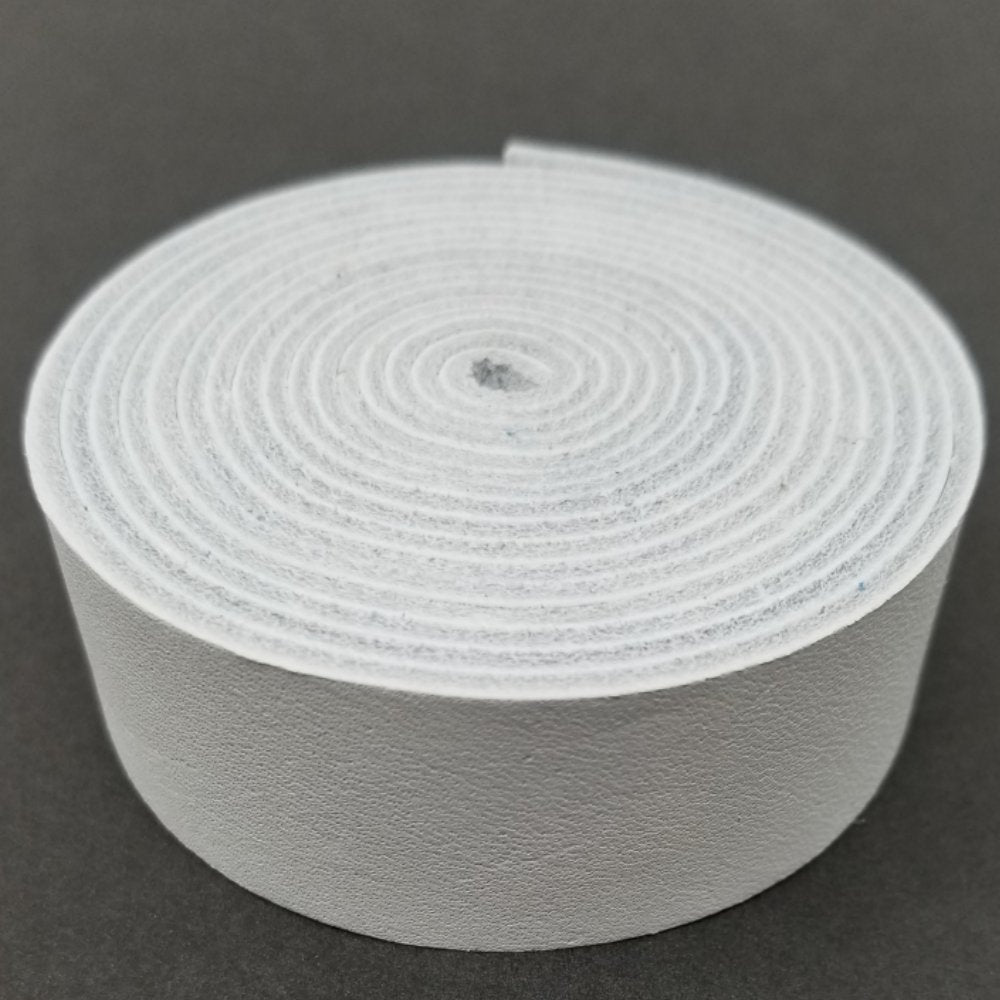TOFL 1 Inch White Leather Strap MAIN