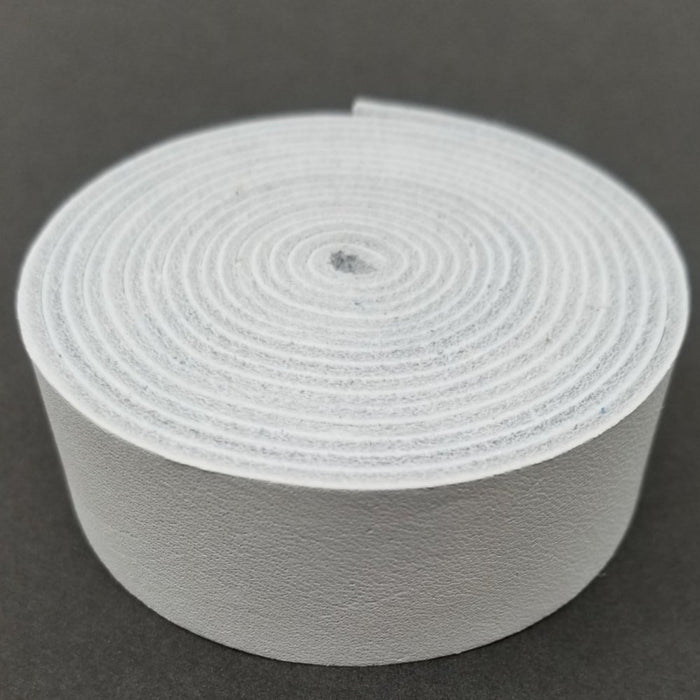 TOFL 1 Inch White Leather Strap MAIN