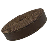 3/4 Wide 1/8 Thick Dark Brown Leather Strap - MAIN