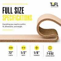 TOFL 1/2 Inch Leather Craft Strip - PT05