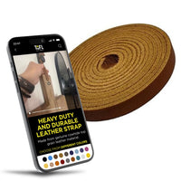 TOFL 3/8 Inch Leather Strap - Tan