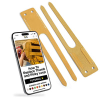 Mango thumb and pinky replacement loops for baseball glove