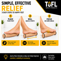 TOFL Wooden Foot Massager - PT03