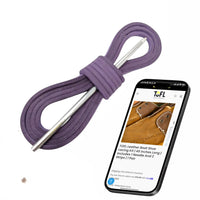 Purple boat shoe lacing kit