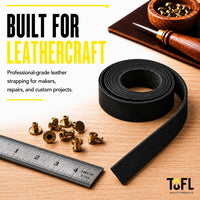 TOFL 7/8 Inch Genuine Leather Strap - PT04