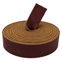 Burgundy 5/8 inch leather strap