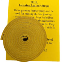 Leather Strap for Crafts & Jewelry | 72 Long × 5/8" Wide × 1/8" Thick (7-8oz)