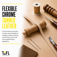 TOFL 1/2 Inch Cowhide Leather Strip - PT04