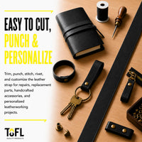 TOFL 7/8 Inch Genuine Leather Strap - PT02