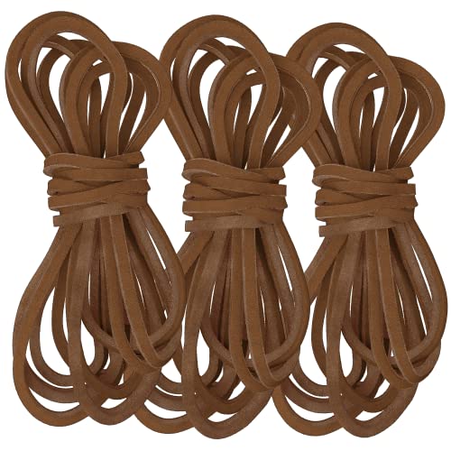 TOFL Leather Boot Laces Heavy Duty Shoelaces for Work Boots Hiking and  Walking Shoes Dark Brown 