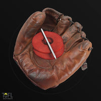 TOFL Softball and Baseball Glove Lace Kit | Mitt Lace Glove Repair Lacing Kit | 2 Leather Laces with Lacing Needle for Catchers Glove