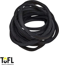 TOFL Leather Boot Laces | 72 Inches Long | 1/8 Inch Thick | 2 Leather Strips | 1 Pair
