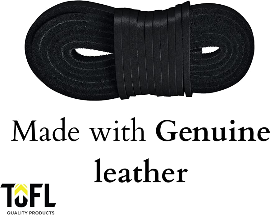 TOFL Leather Boat Shoe Lacing Kit | 45 Inches | 1 Needle and 2 Strips [1 Pair]