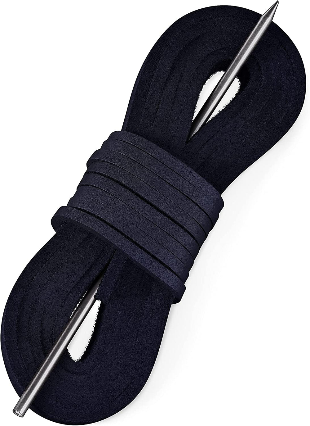 Blue leather hot sale shoe laces