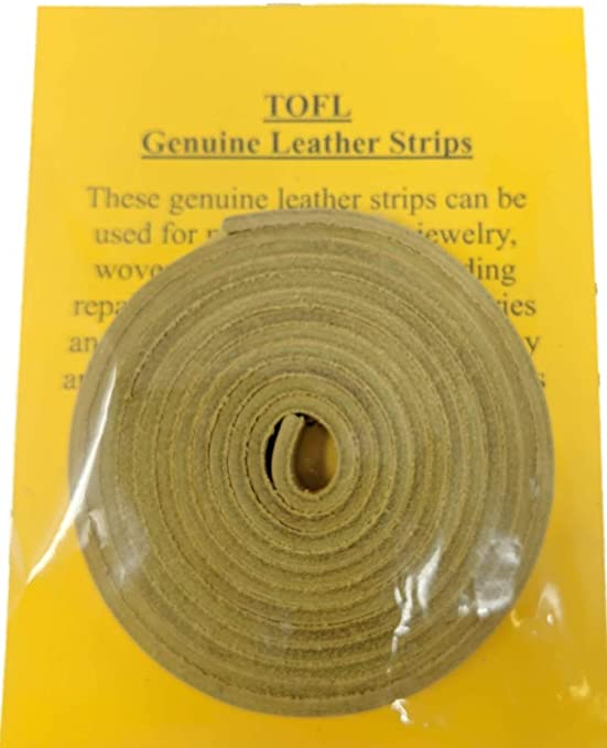 TOFL Leather Strap | 72 Inches Long | 1/2 Inch Wide | 1 Leather Strip