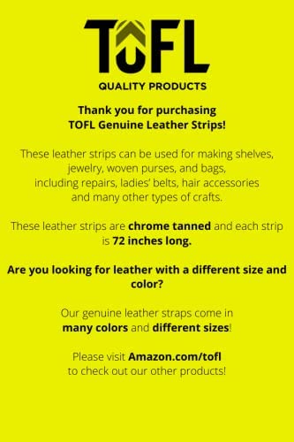 Generic Thin Leather Straps By TOFL Crafts Leather Strips You Can