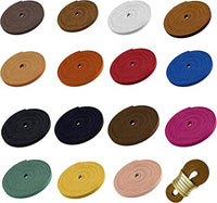 TOFL Leather Straps | 2 Pieces | 72 Inches Long | 1/4 Inch Wide | 1/8 Inch Thick